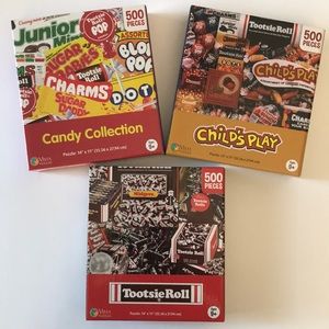 🍫 Assorted Candies Puzzle Bundle of 3